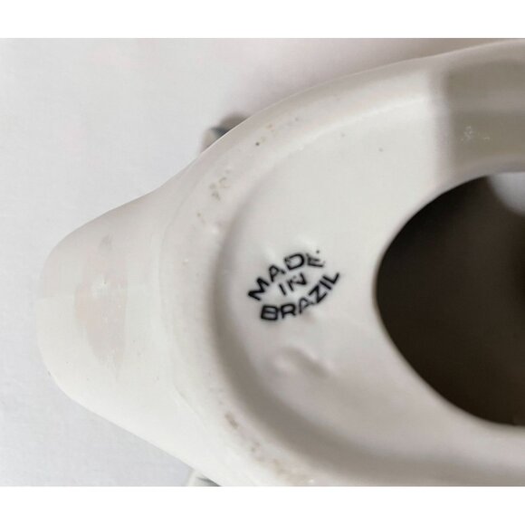 Vintage Duck Figurine Lodge Cabin Man Cave Decor Brazil Ceramic 1970s Retro - Picture 7 of 7